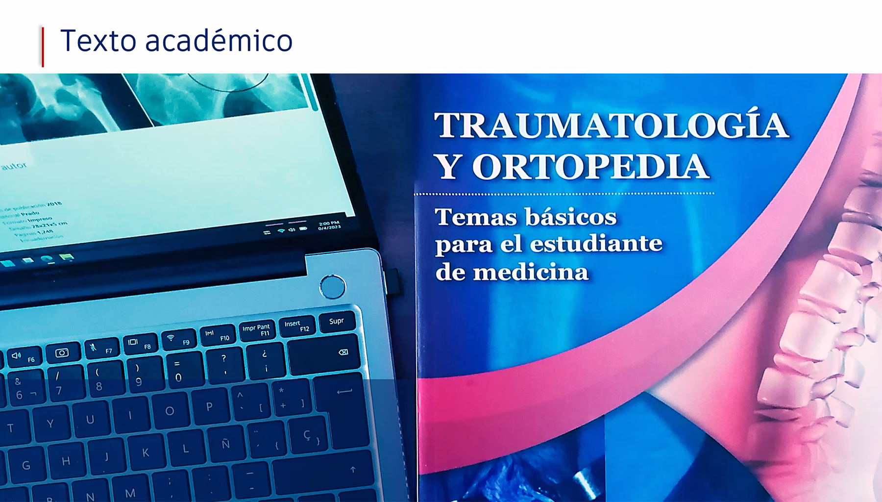Banner del libro de traumatología y ortopedia